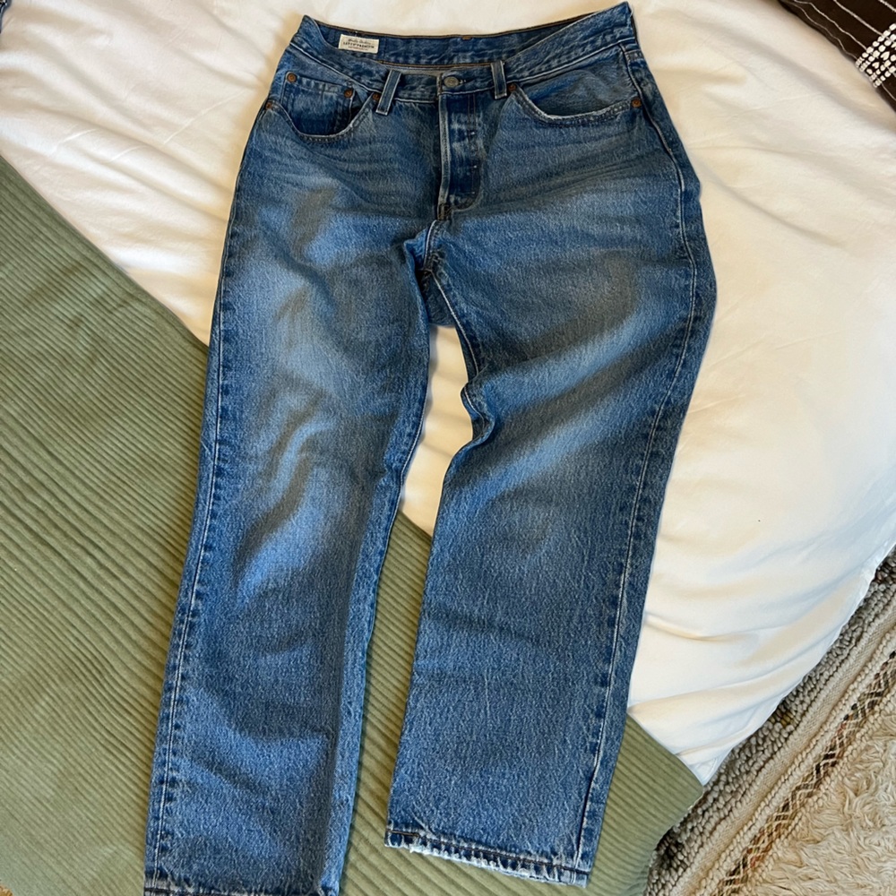 Levi’s Straight Leg Crop Cotton Jeans sz 28x26